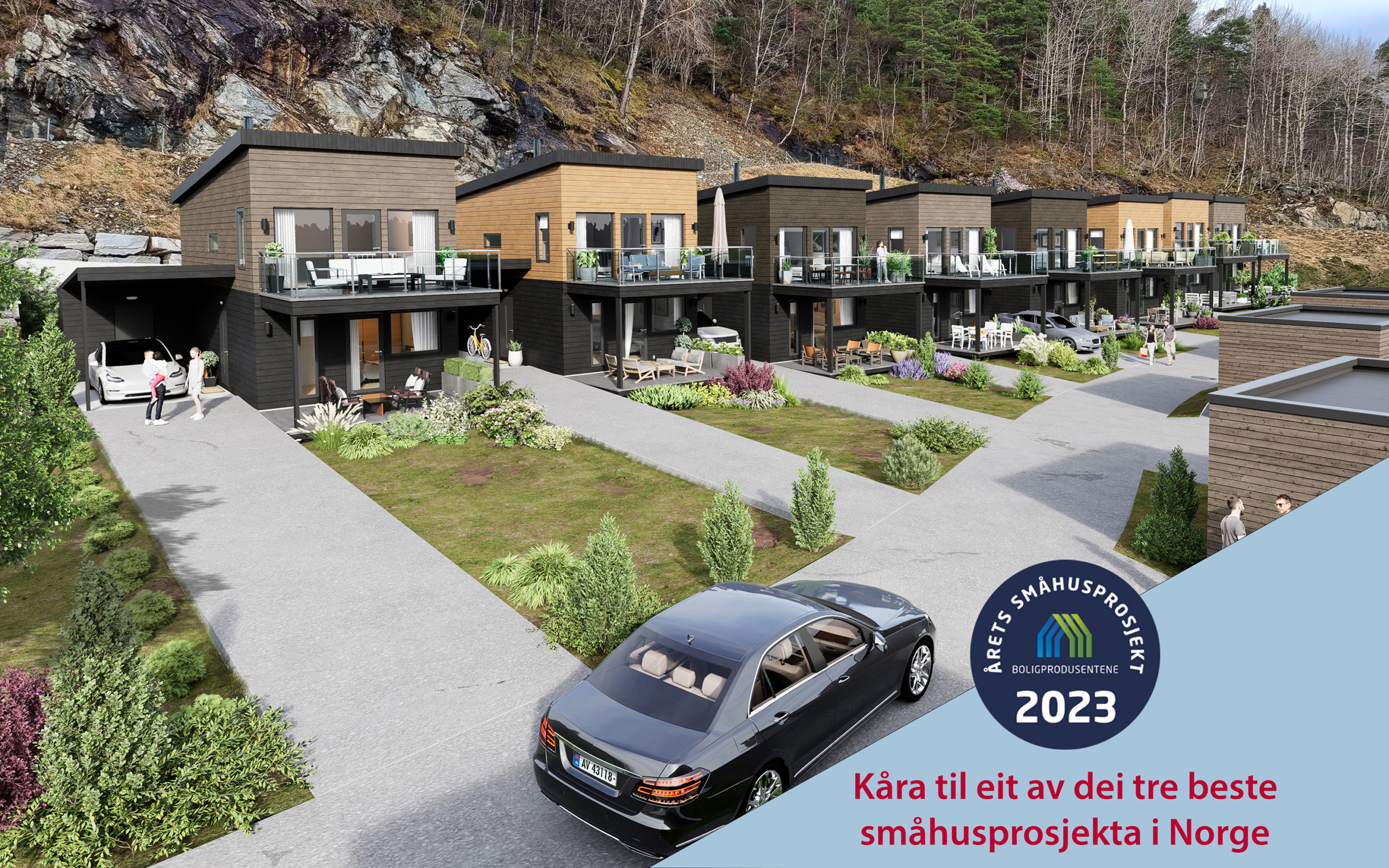 Instetunet - kåra til eit av dei tre beste småhusprosjekta i Norge